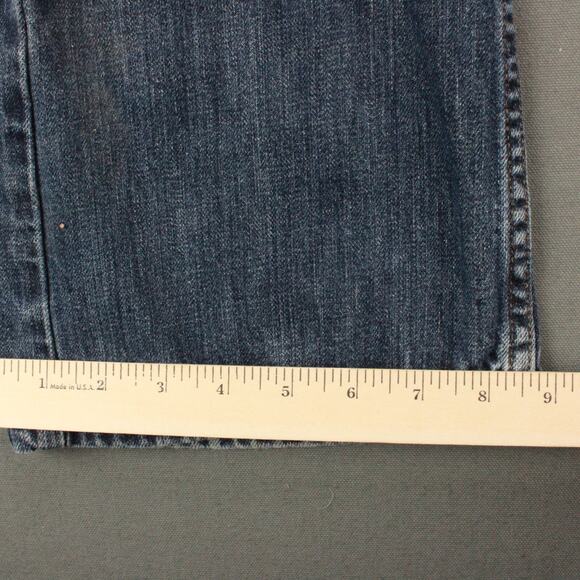 Levi’s 527 Jeans Men’s 33x32 Blue Bootcut Denim Mid Rise Stretch Casual - Picture 7 of 11